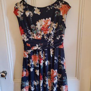 Floral party dress by Jessy